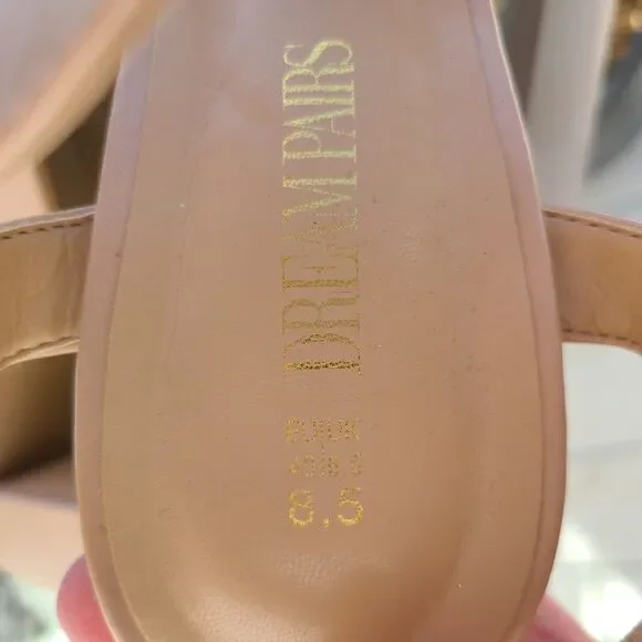 DREAM PAIRS Square Toe Platform Chunky Heel Sandals 8.5 Graduation Wedding Dance - Picture 10 of 10